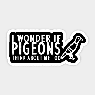 pigeons saying carrier pigeon pigeon breeding gift idea Sticker